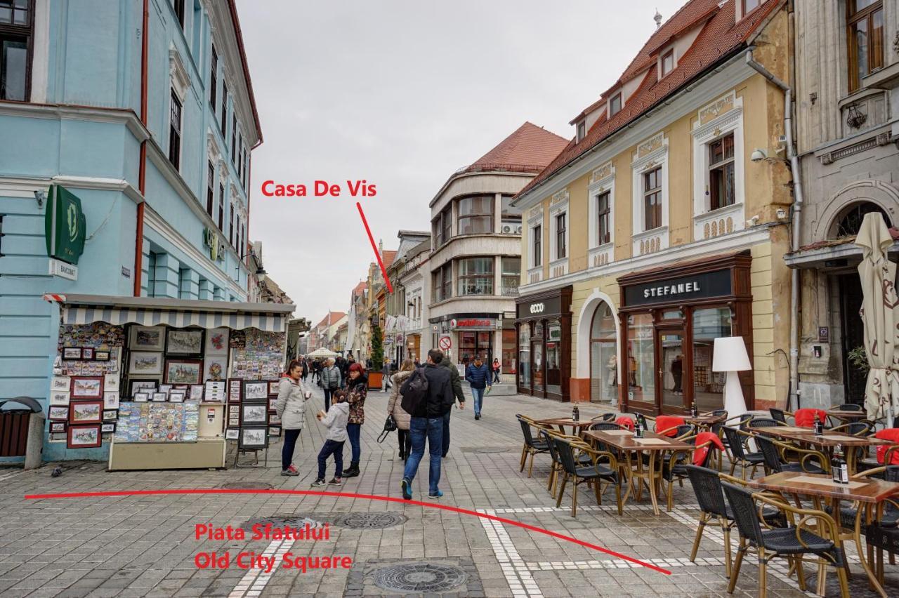 Casa De Vis, Brasov Old City Centre Daire Dış mekan fotoğraf